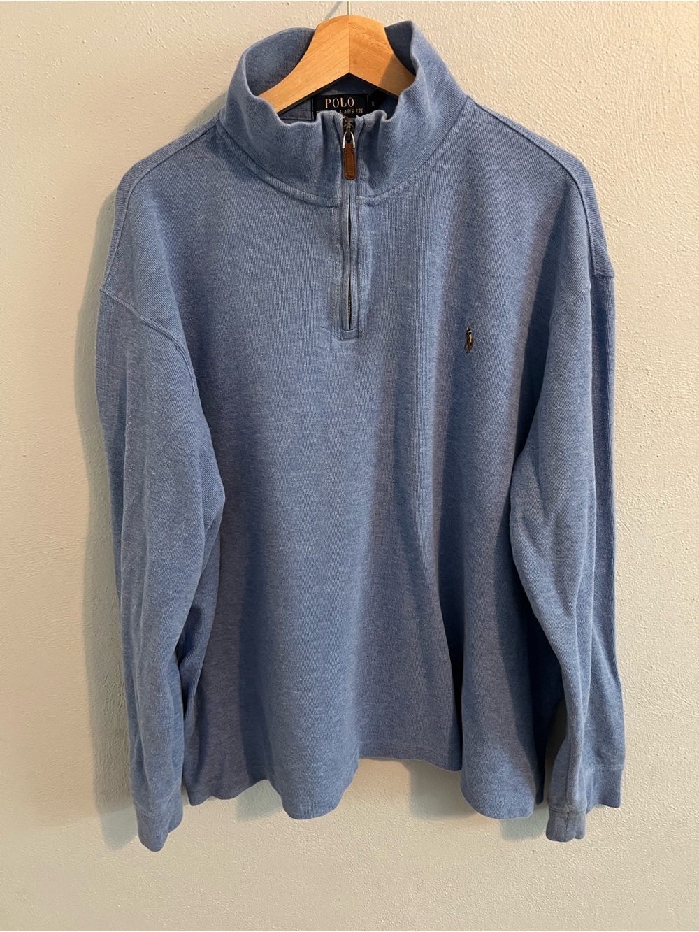 Ralph Lauren Light Blue 1/4 Zip Pullover